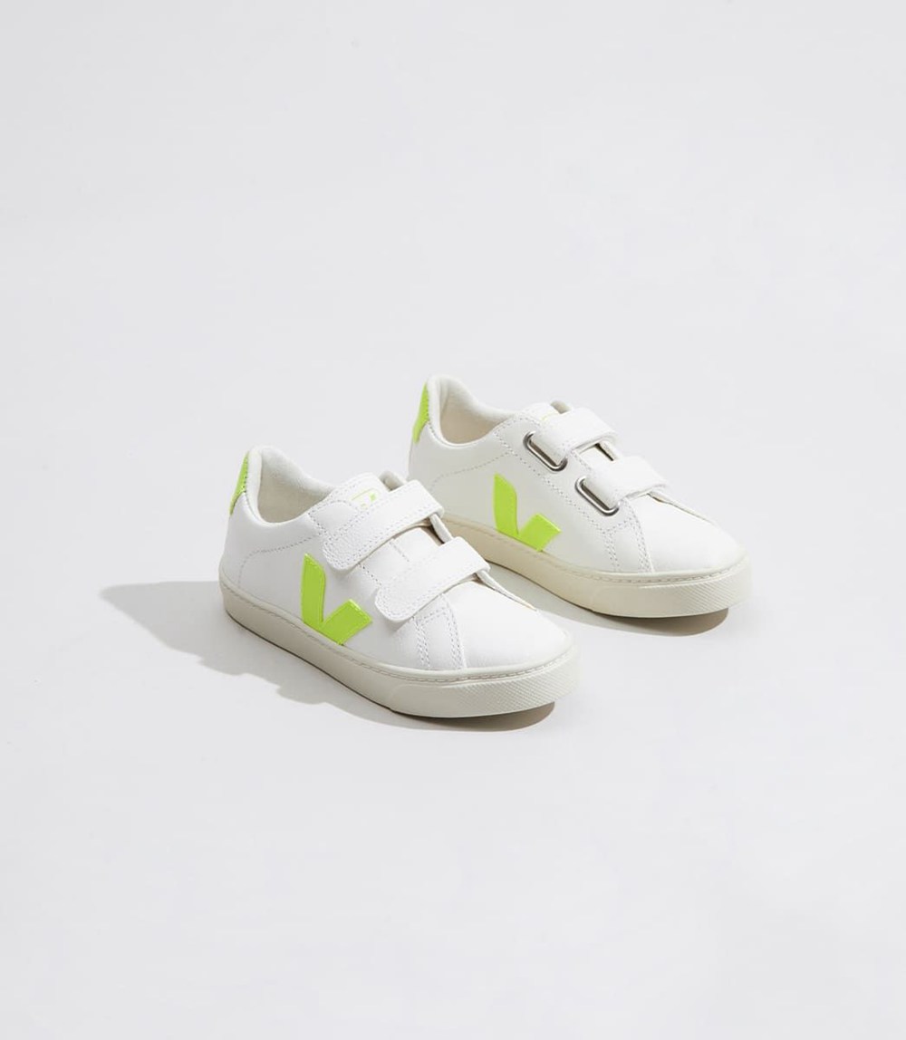 Veja Sneakers Barn - Esplar Velcro Chromefree - Vita - 850124-EOI